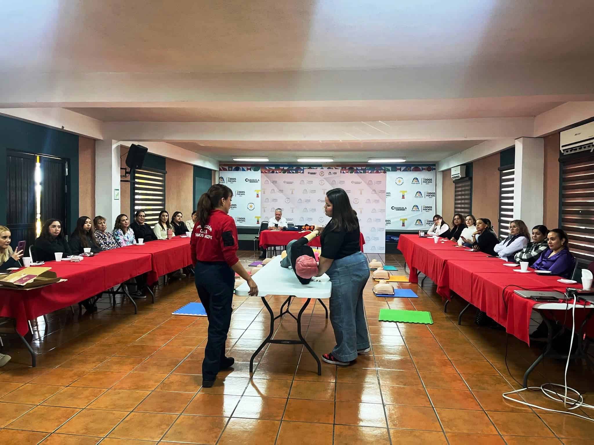 Capacitación en primeros auxilios: Protección Civil de Ramos Arizpe inicia programa