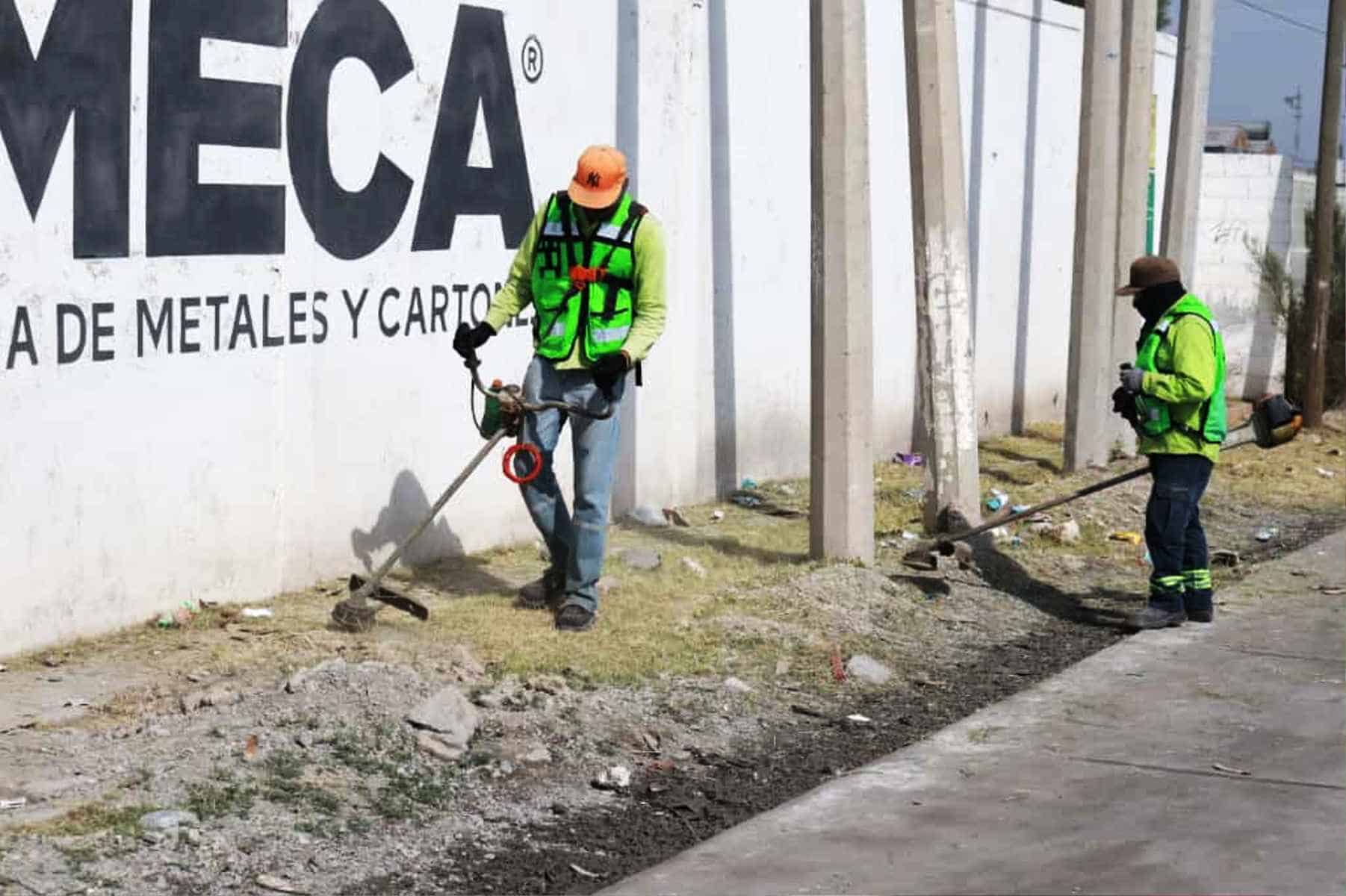 Saltillo mejora espacios públicos con limpieza integral