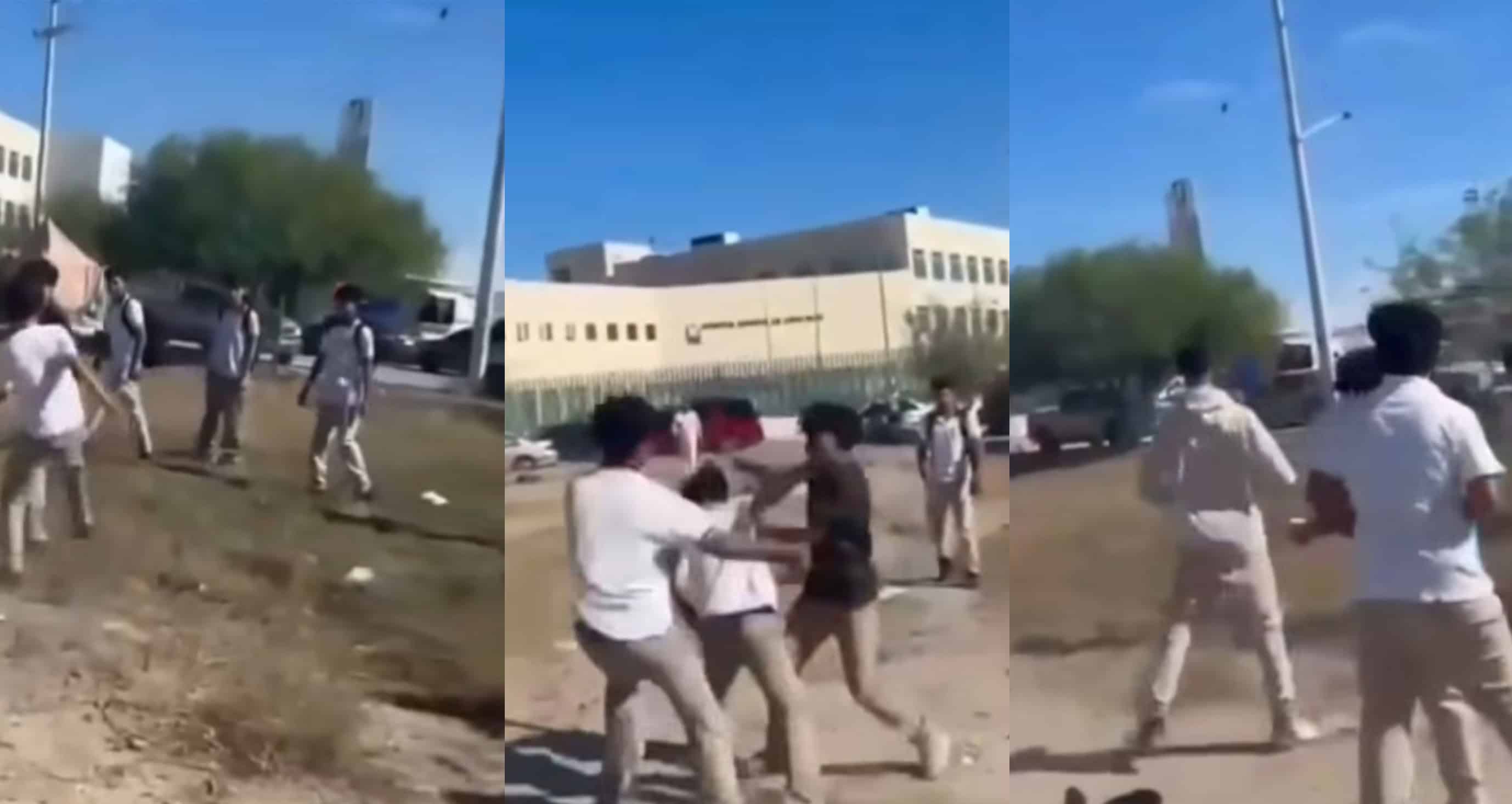 Estudiantes de secundaria vuelven a protagonizar riña en zona sin supervisión en Acuña