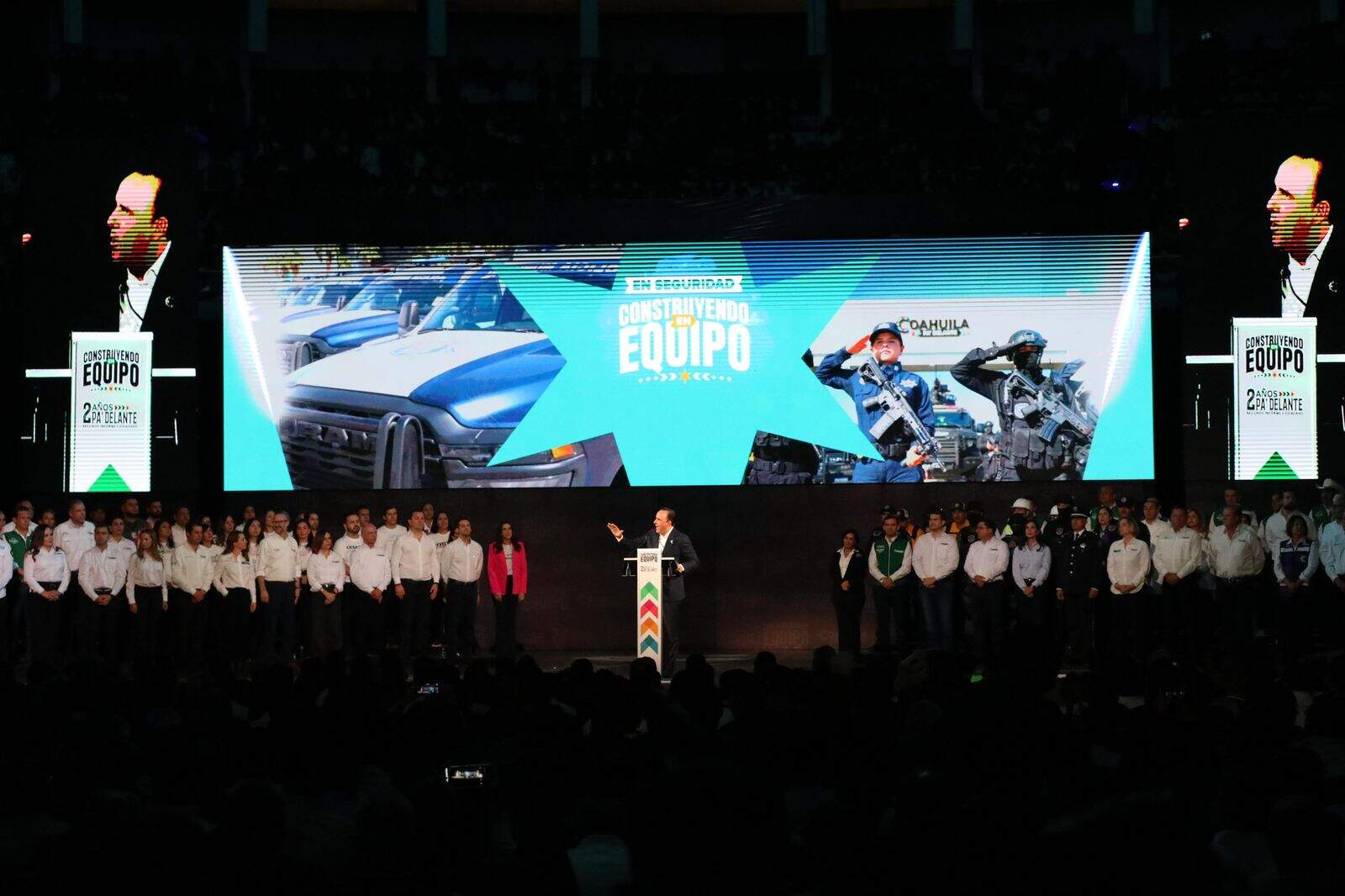 Gobernador Manolo Jiménez Salinas cumple dos años de gestión en Monclova