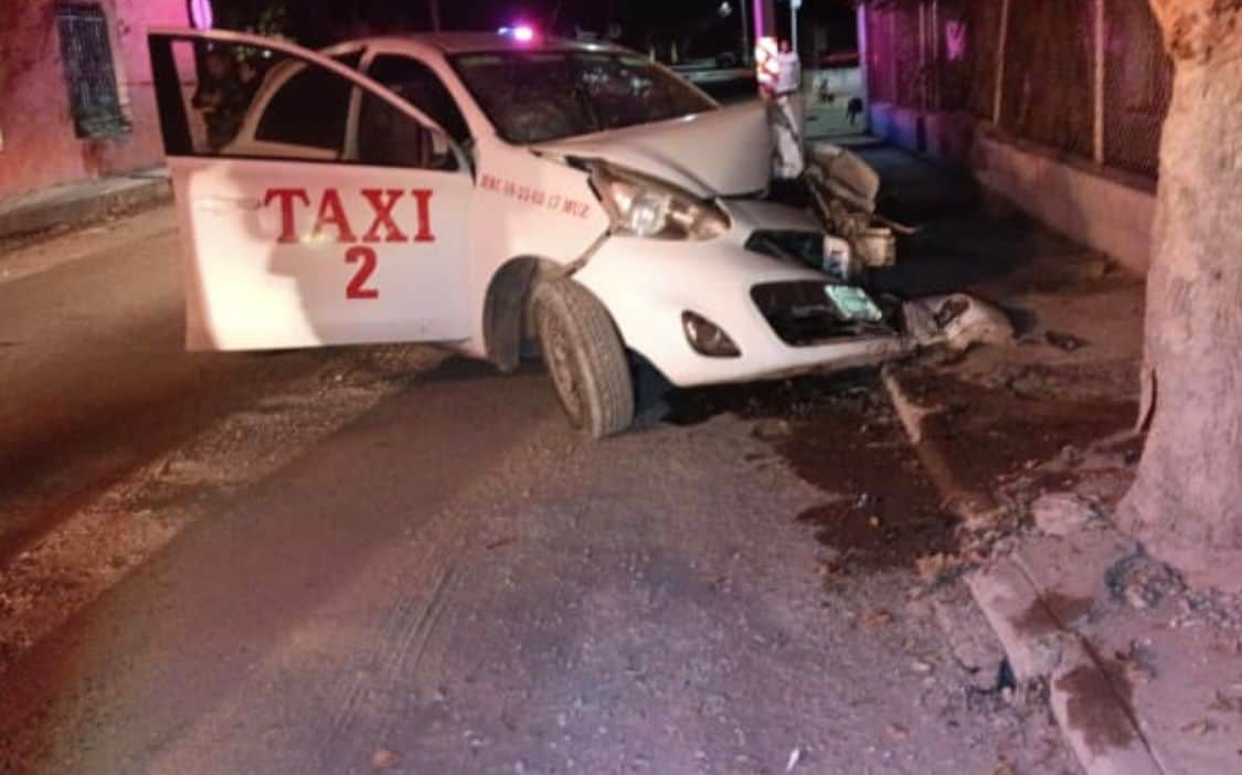 Accidente automovilístico cobra la vida de un taxista en Melchor Múzquiz