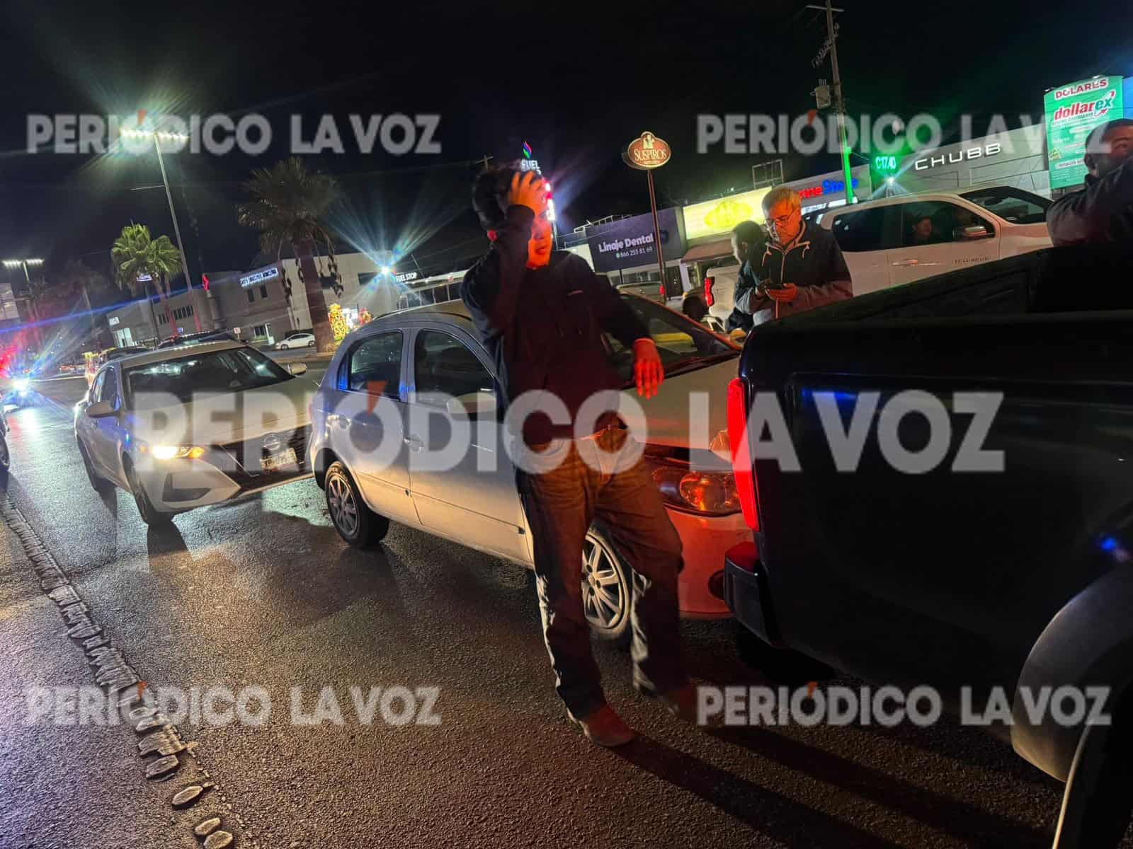 Lesionados en colisión triple en cruce Pape Juárez de Monclova