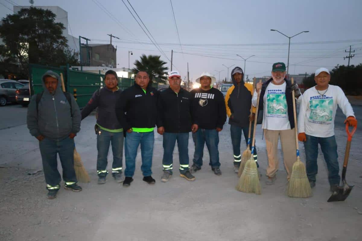 Gobierno Municipal y Boyatón realizan limpieza en ciclovía de Saltillo