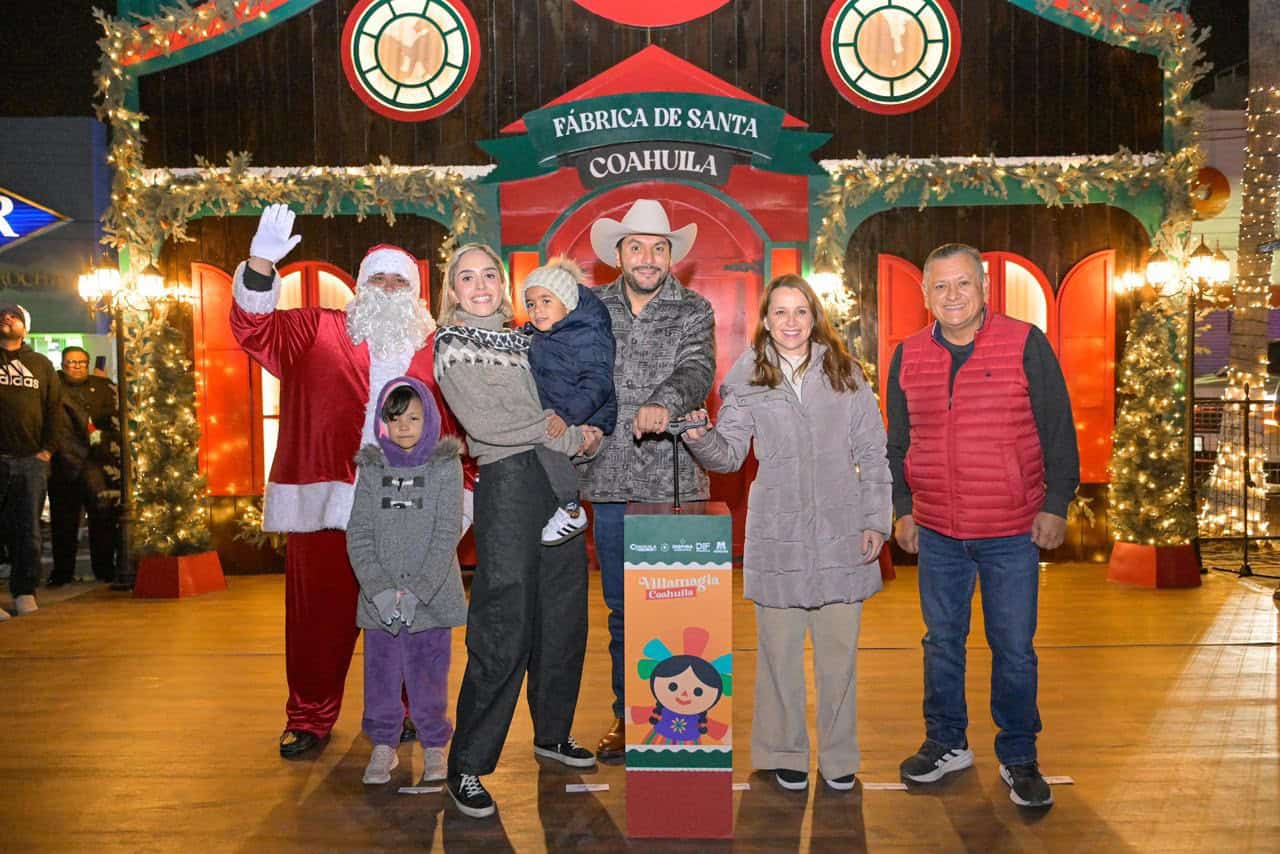 Carlos Villarreal enciende Villamagia: inicio de actividades decembrinas en Monclova