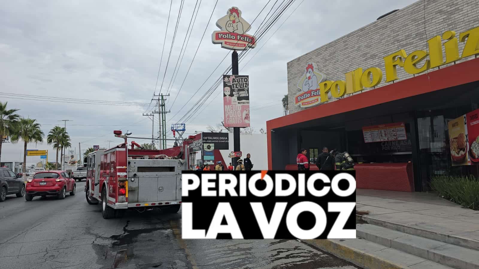 Incendio en Pollo Feliz obliga a evacuación por acumulación de grasa