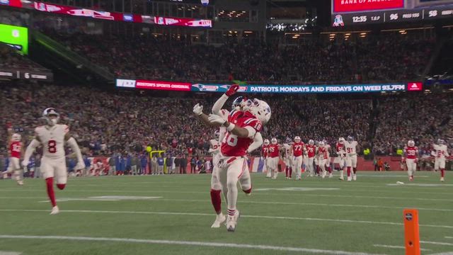 New England Patriots vencen a Giants 33-15 en Monday Night Football