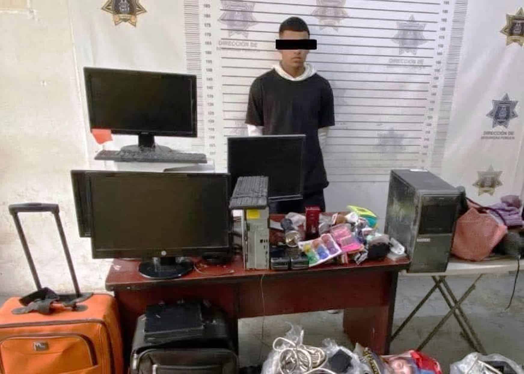 Detienen a joven por robo en Saltillo: Brayan Ricardo N