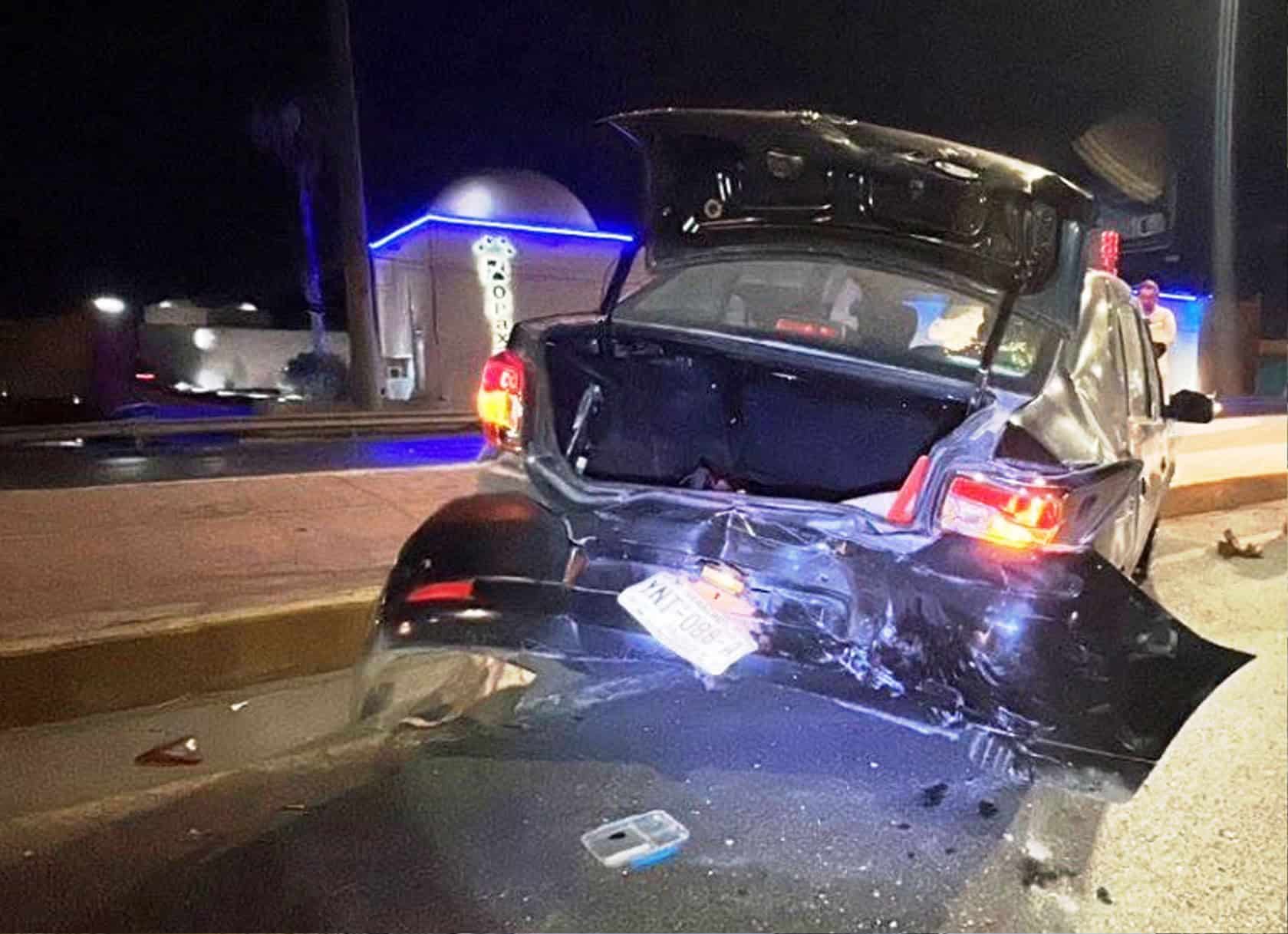 Choque por alcance en Ramos Arizpe deja un hombre lesionado