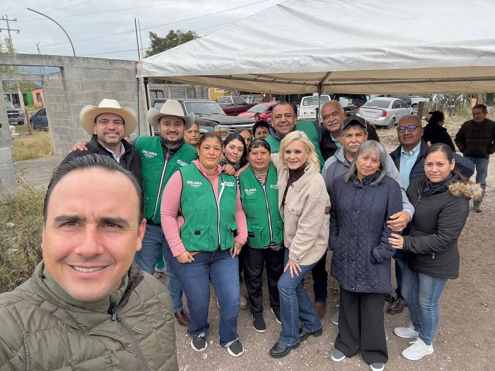 Laura Jiménez Gutiérrez impulsa obras de agua en Múzquiz