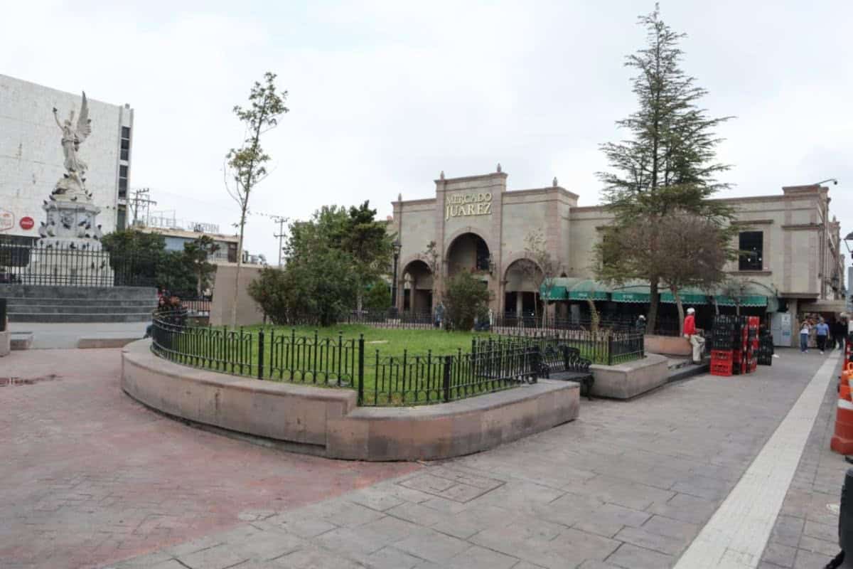 Gobierno Municipal de Saltillo realiza jornada de limpieza en Plaza Manuel Acuña