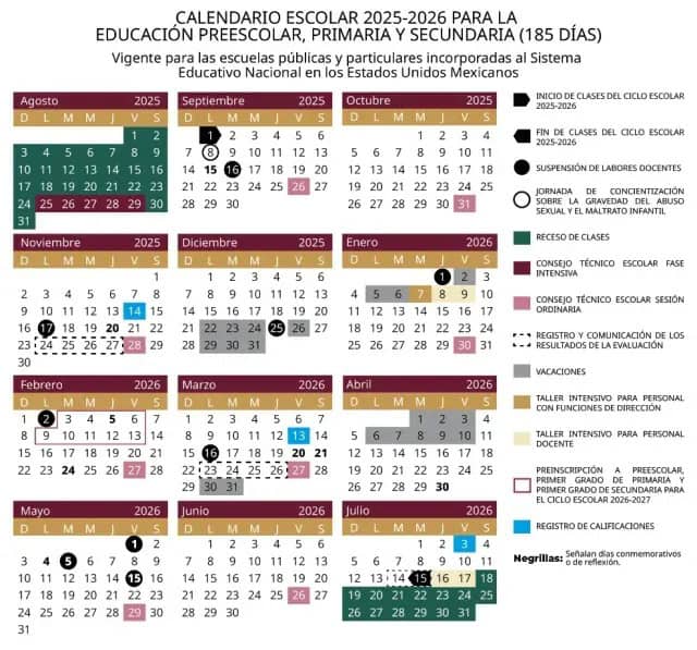 SEP anuncia cambios en el calendario escolar: Puebla y otros estados