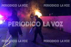 Incendio en panteón Guadalupe de Monclova moviliza a bomberos