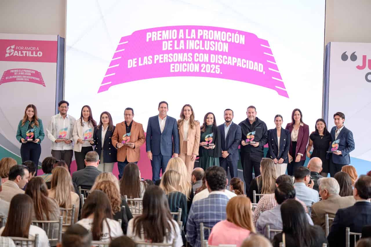 Saltillo entrega premio inclusión 2025: Javier Díaz González destaca logros