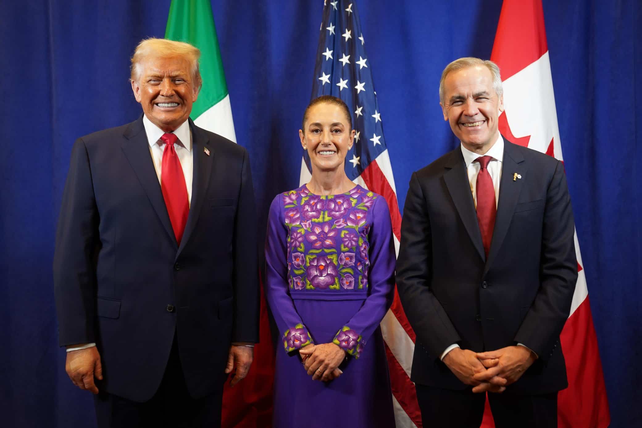Washington: Sheinbaum, Trump y Carney discuten sobre la Copa Mundial 2026