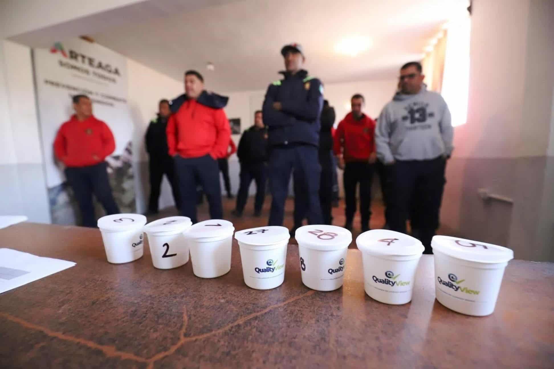 Pruebas antidoping a personal de Protección Civil en Arteaga