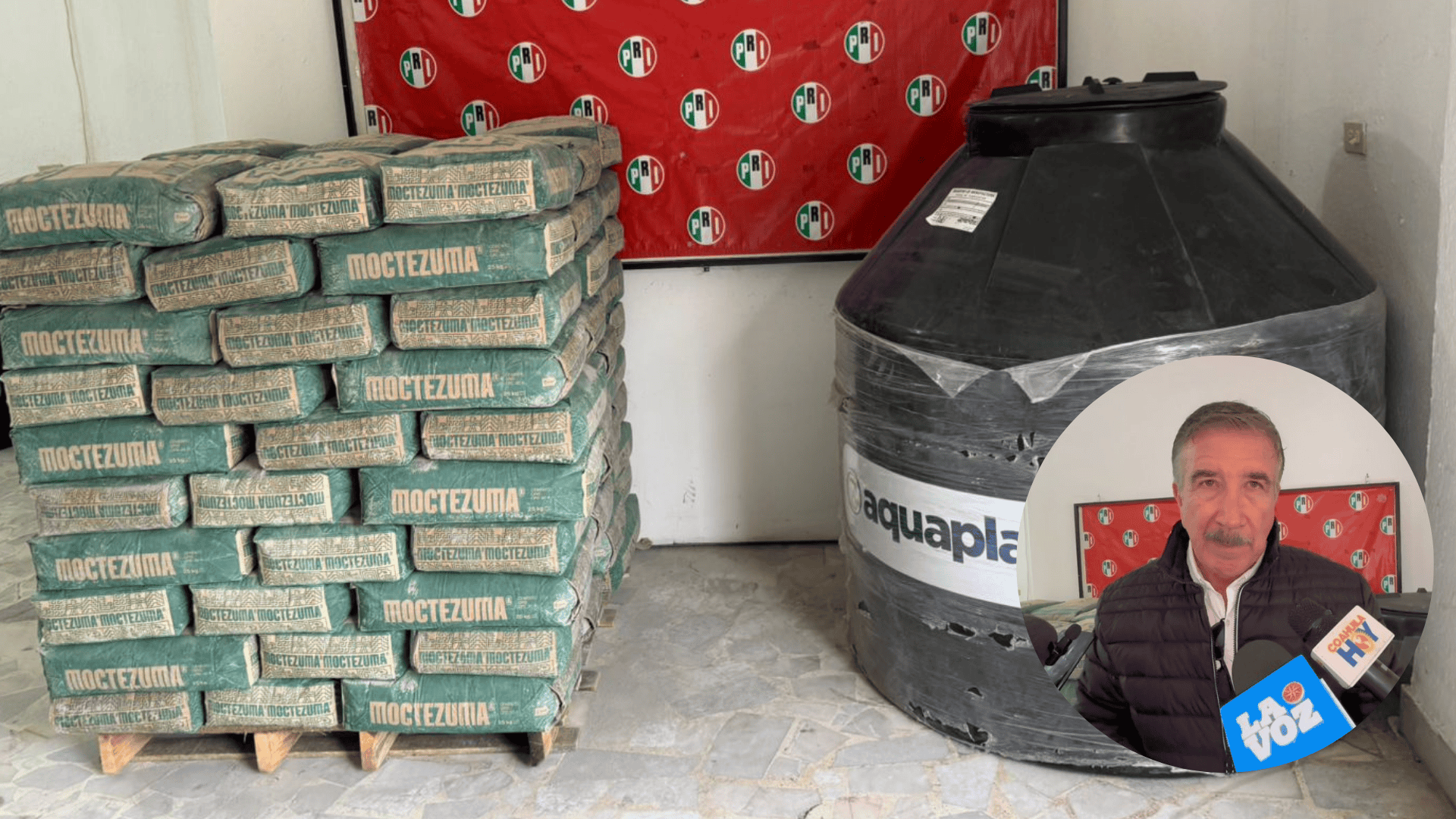 Materiales de construcción a bajo costo en Múzquiz: apoyo del PRI a familias vulnerables