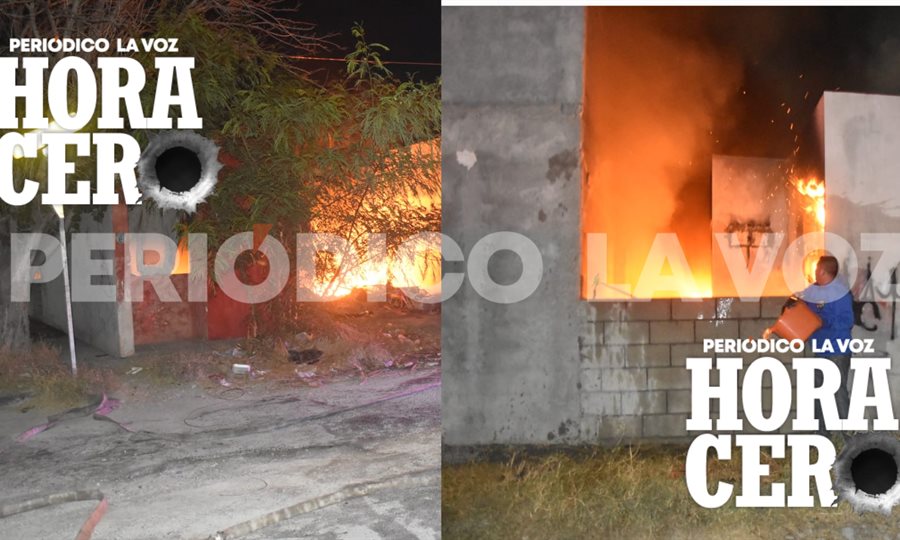 Incendio arrasa casona abandonada en Monclova: vecinos en alerta