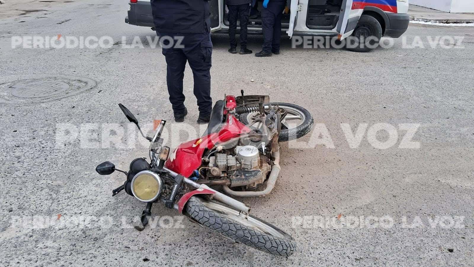 Accidente en Frontera deja a motociclistas heridos