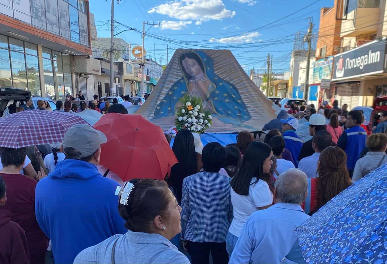 Más de 2 mil fieles participan en la peregrinación Monclova por la Virgen de Guadalupe