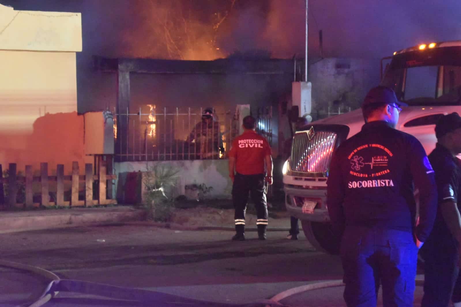 Emergencia en Frontera: incendio arrasa vivienda por pirotecnia