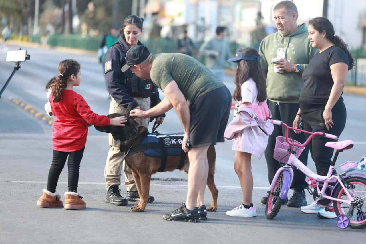 Asisten familias a la Ruta Recreativa