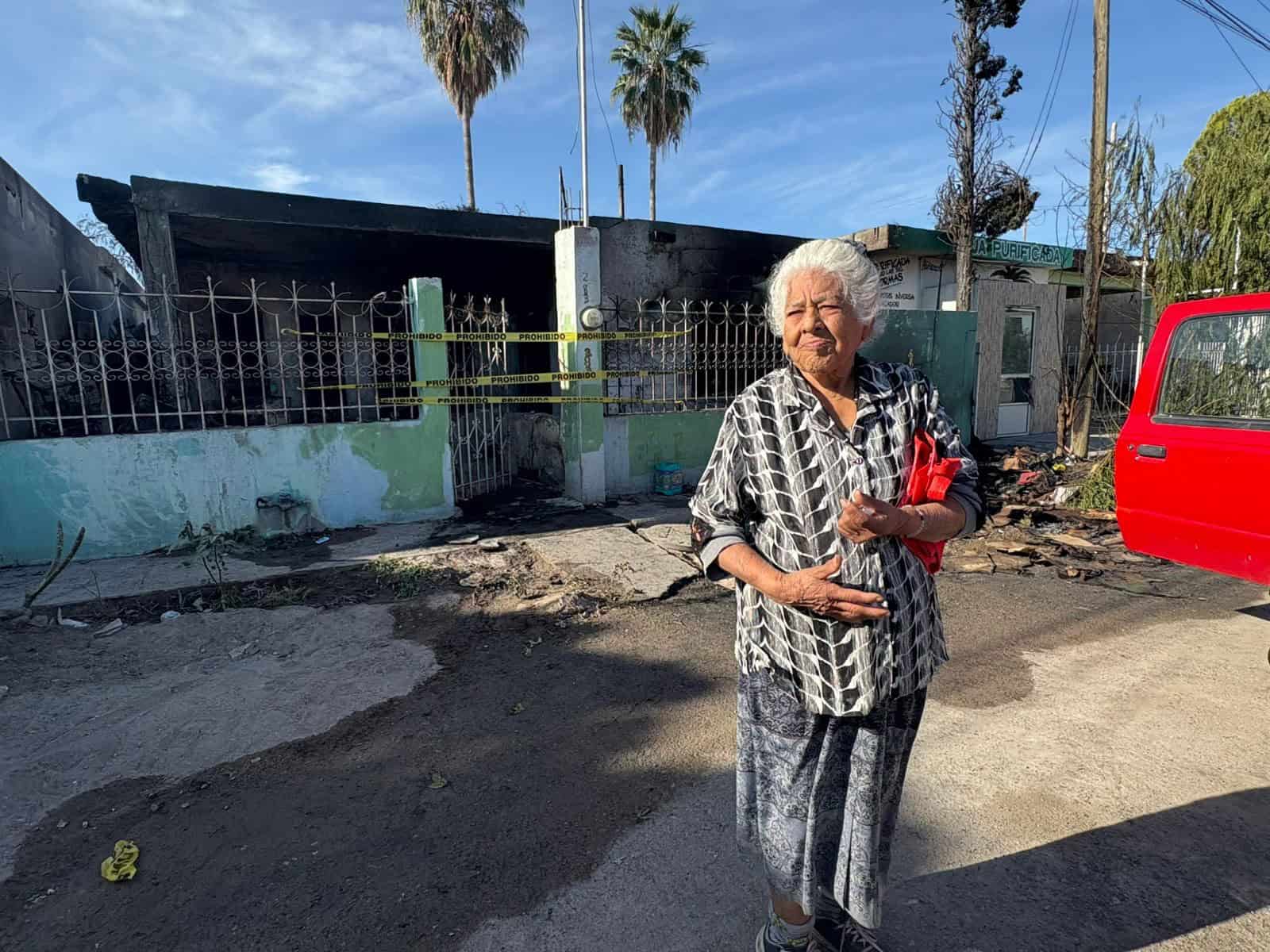 Ema García pierde su hogar en incendio en Frontera: comunidad se une para ayudar