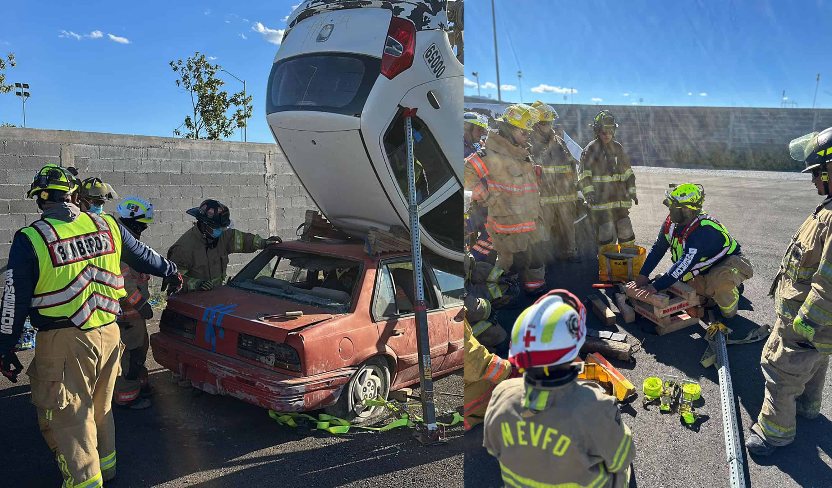 Bomberos de Acuña capacitan a corporaciones de la Región Centro-Desierto