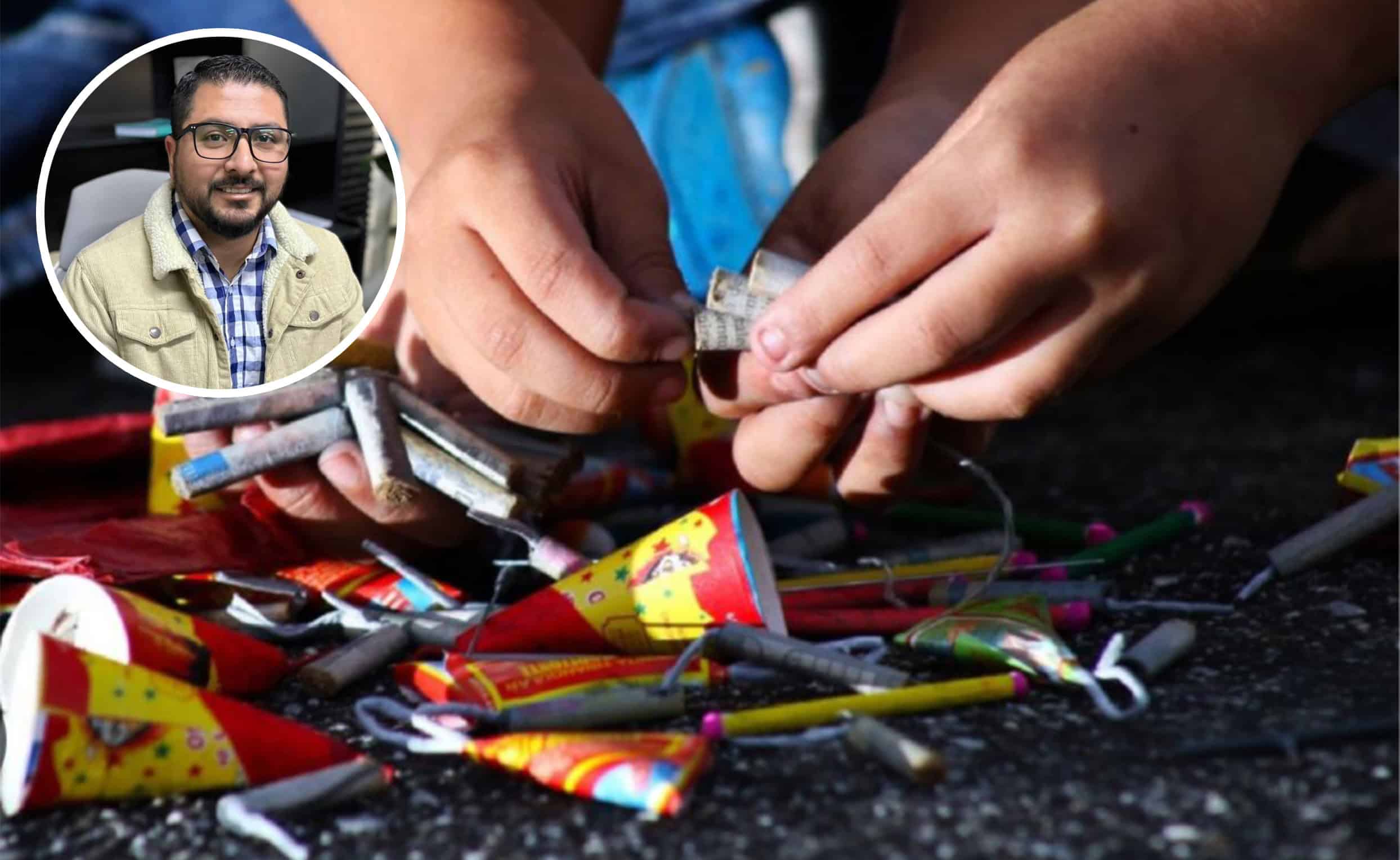Alertan por alto riesgo de pirotecnia en menores durante festividades decembrinas