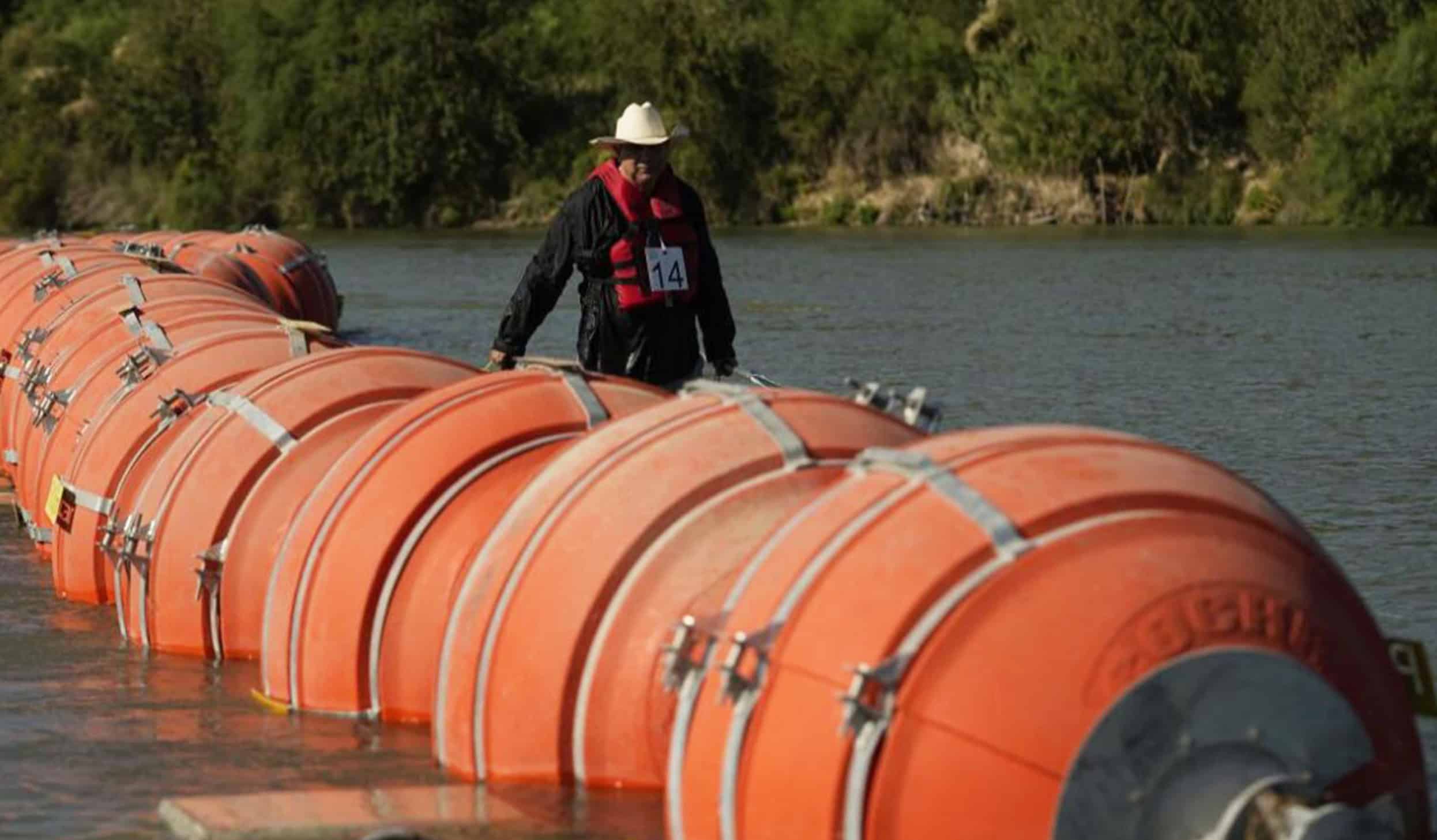 Rechazan expansión de barrera de boyas en el Río Bravo: "Es un insulto y dañará el ecosistema"