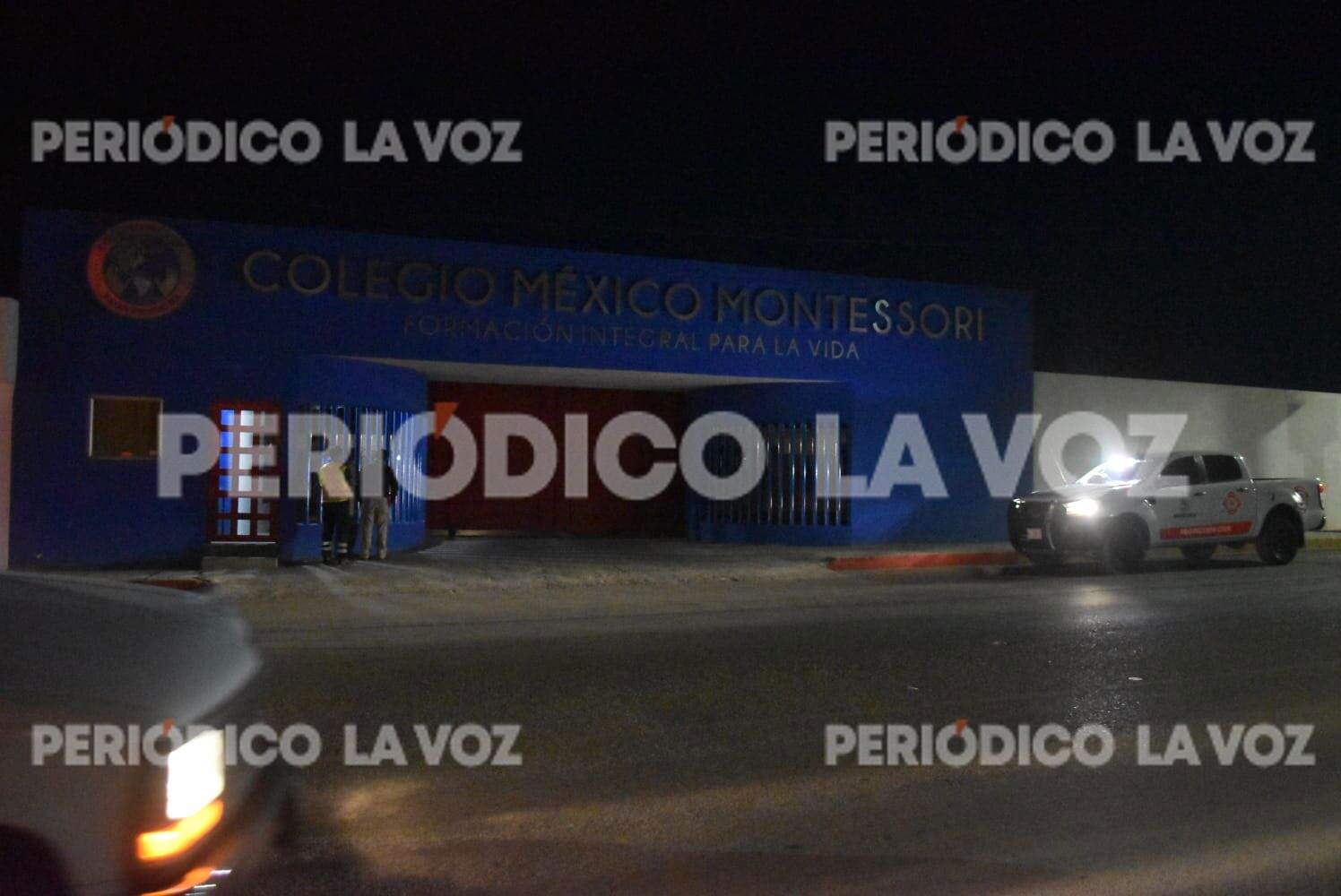 Mecánico  sufre accidente en Colegio México Montessori de Monclova