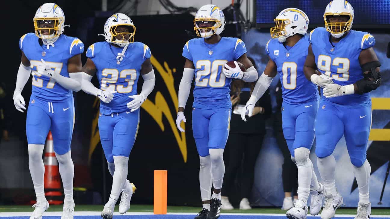 Victoria de Chargers de Los Ángeles sobre Eagles de Filadelfia en tiempo extra