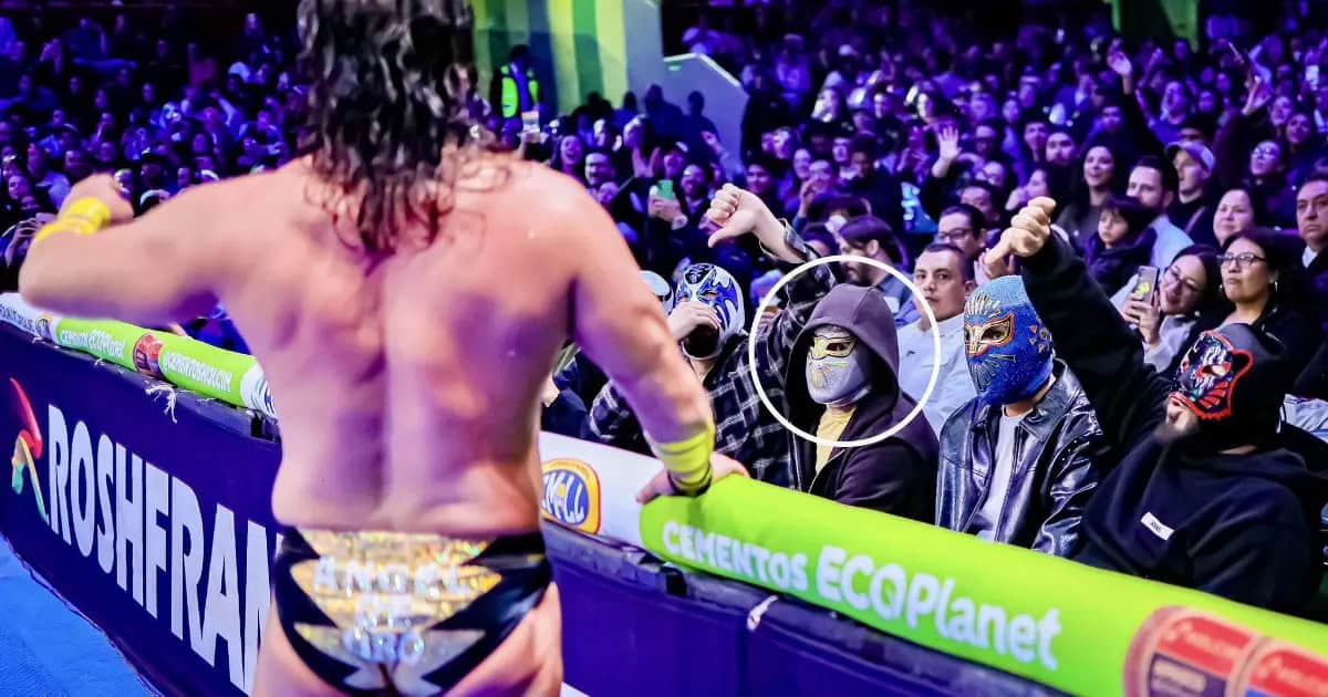 Bad Bunny desata furor al aparecer en la Arena México antes de iniciar su gira