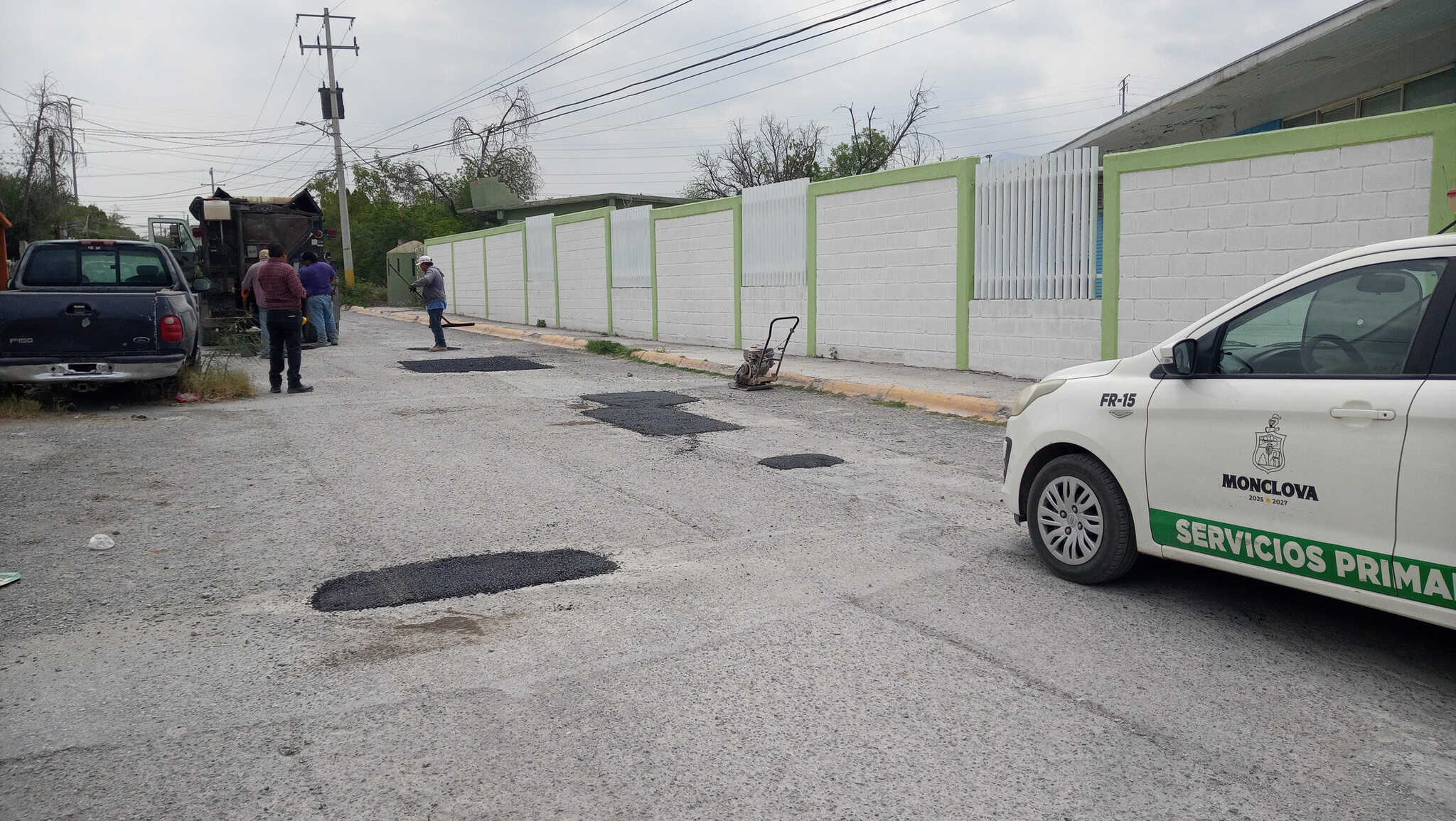 Carlos Villarreal Pérez reporta avances en bacheo en Monclova