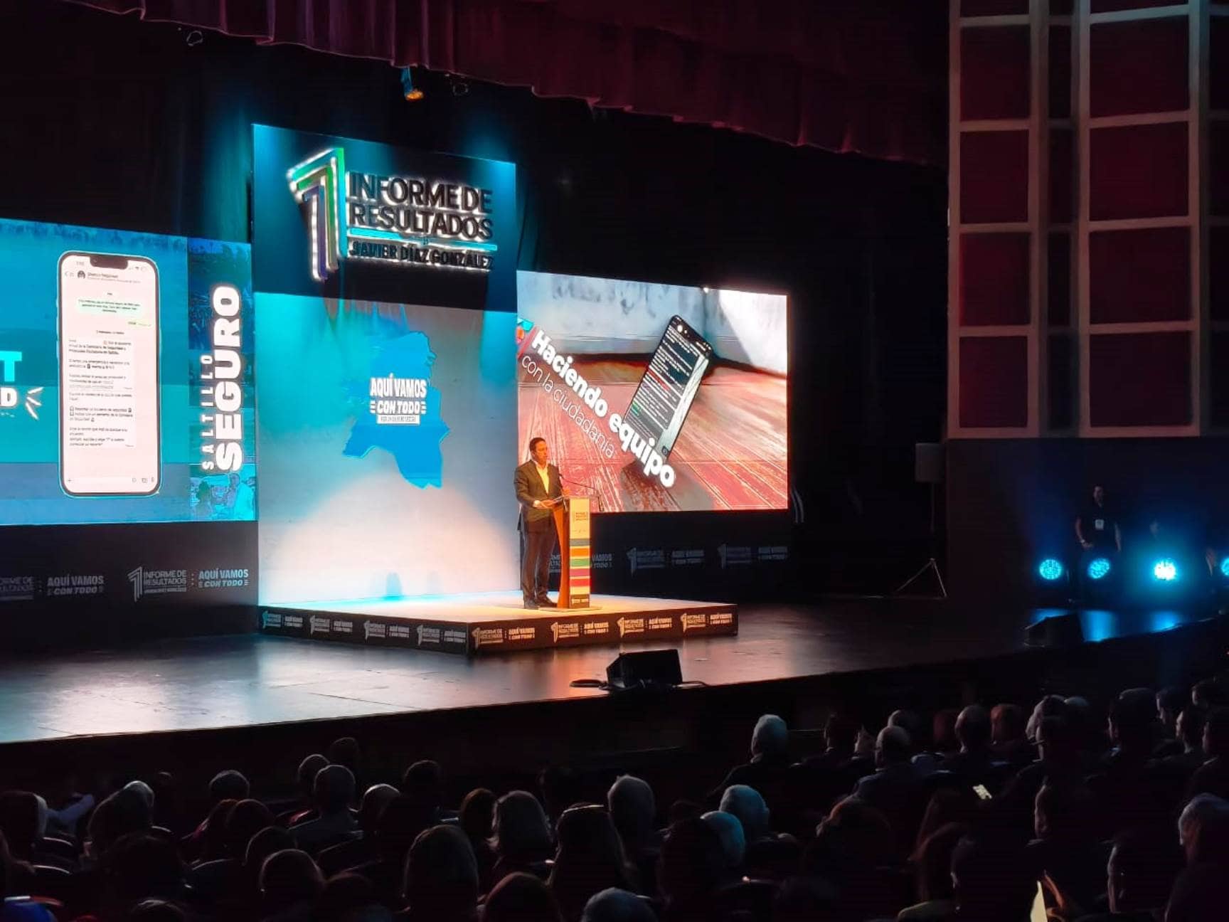 Anuncia el Alcalde Javíer Díaz más cámaras de seguridad para Saltillo