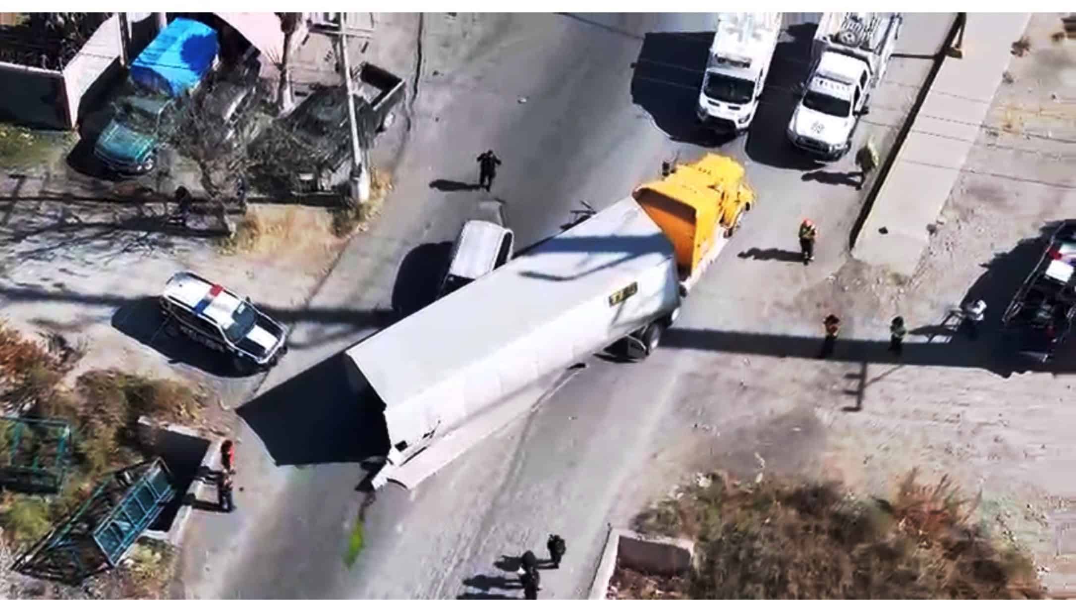 Accidente grave en carretera Los Pinos de Ramos Arizpe