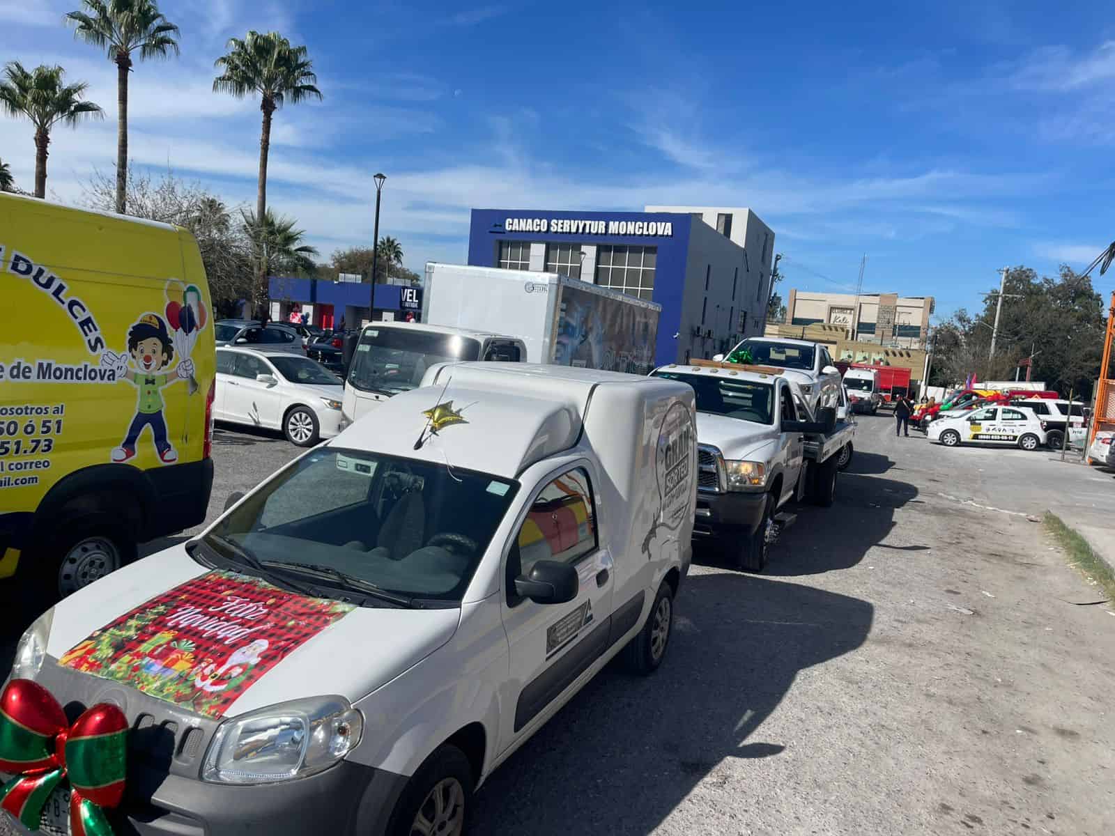 Caravana del Sorteo de la CANACO recorre Monclova para impulsar el comercio