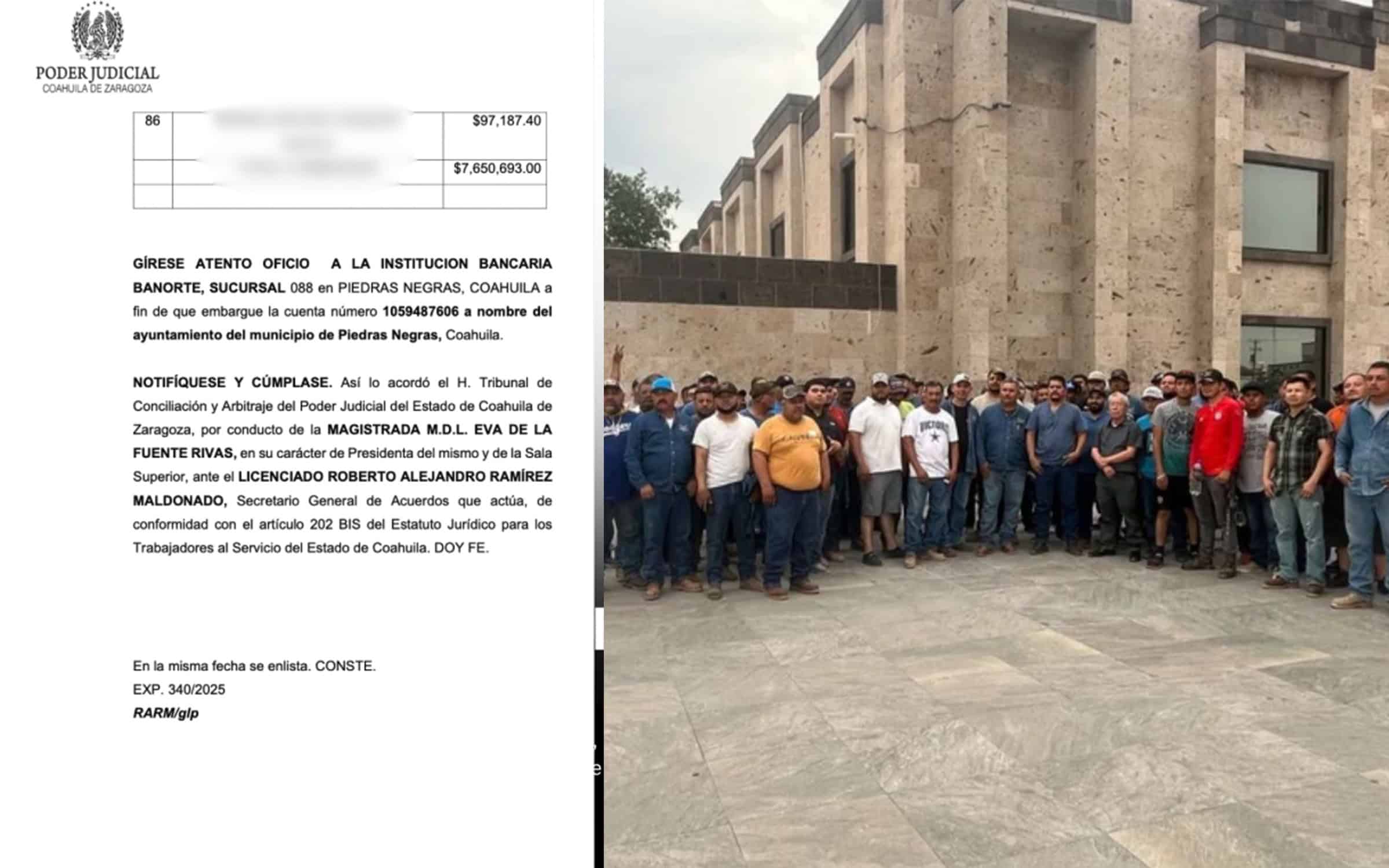 Embargan cuenta del Municipio por 7.6 MDP; Ayuntamiento acusa presiones externas