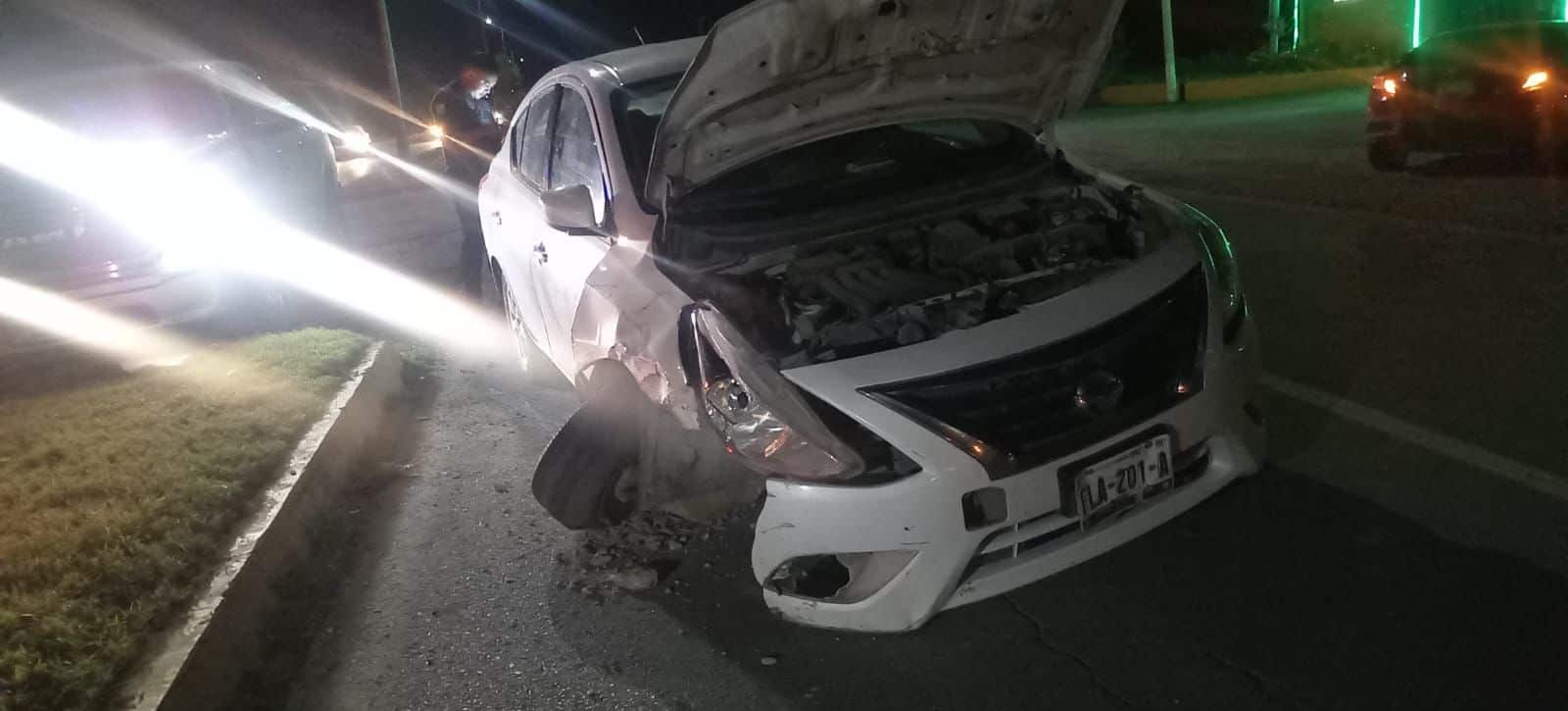 Accidente en Múzquiz: daños materiales en carretera estatal