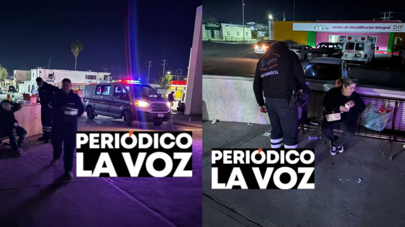 Paramédicos de GRUM reconfortan a familiares con café y alimentos en el Hospital General Amparo Pape