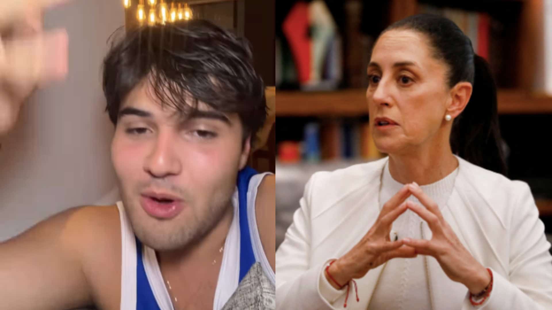 Claudia Sheinbaum responde al influencer Jair Sánchez tras polémica en redes