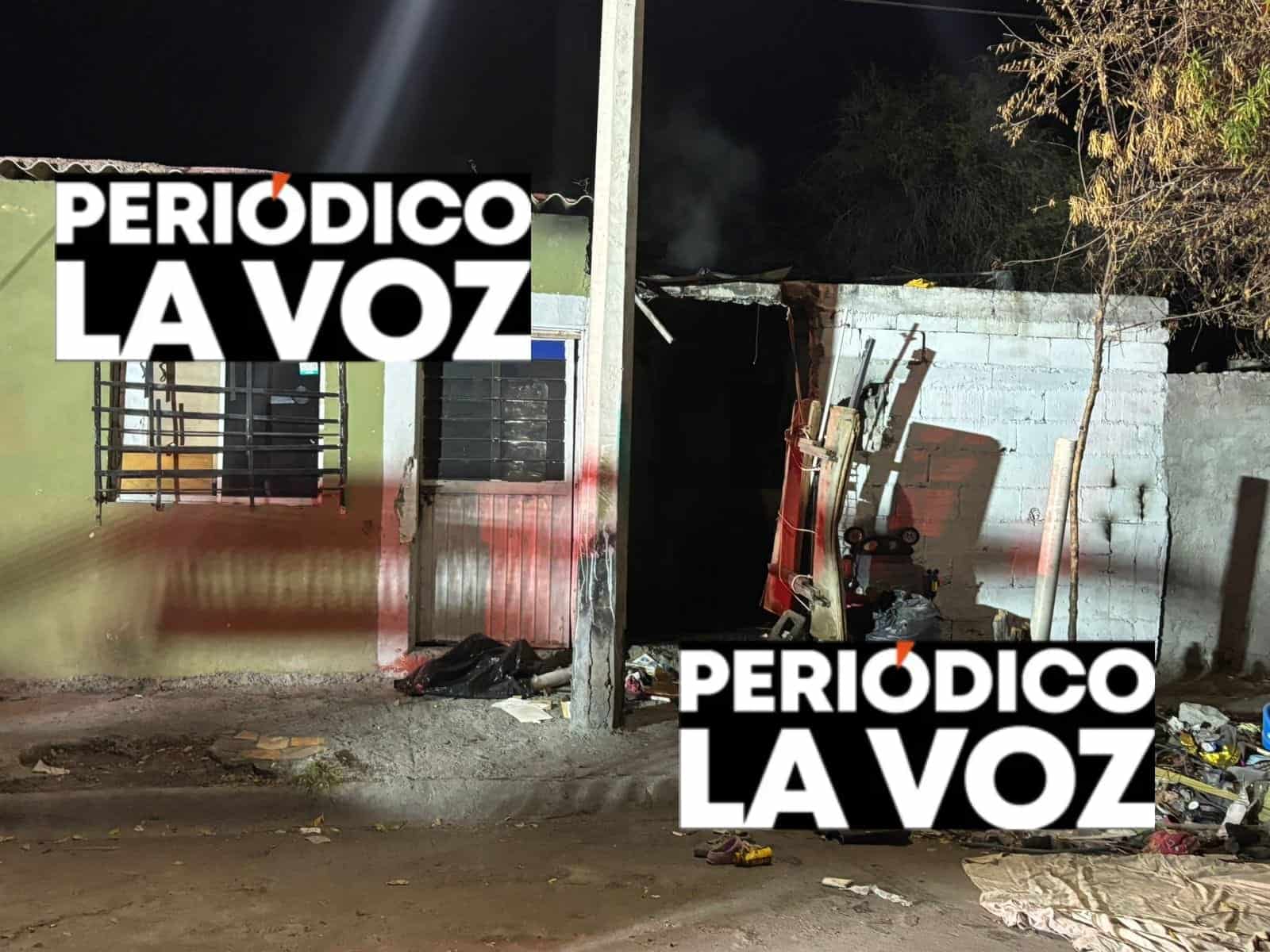 Frontera: incendio en casa abandonada por consumidores de sustancias ilicitas