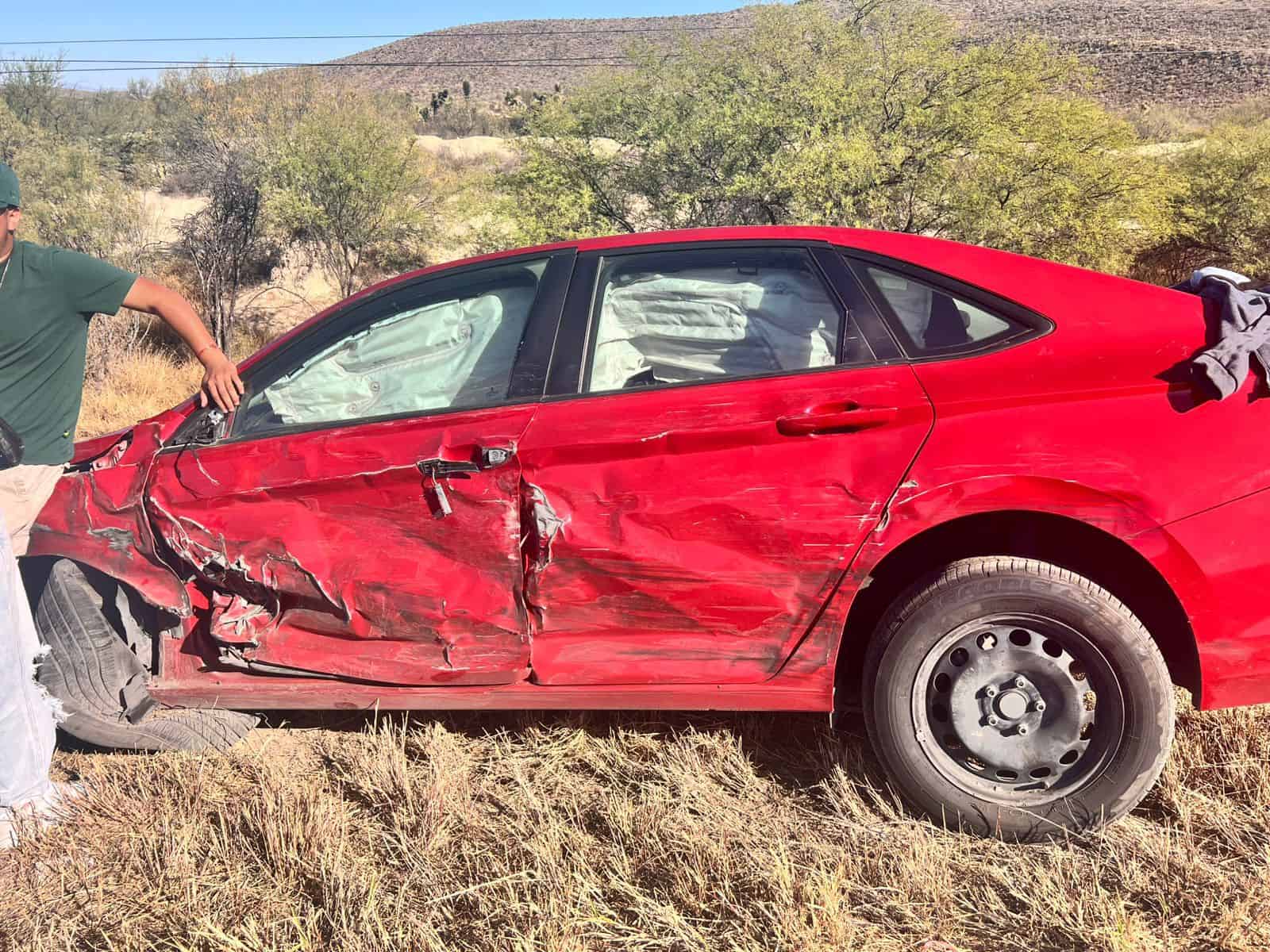 Provoca familia texana choque en la carretera Saltillo–Monclova