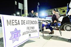 Carlos Villarreal establece módulo ciudadano en operativo antialcohol