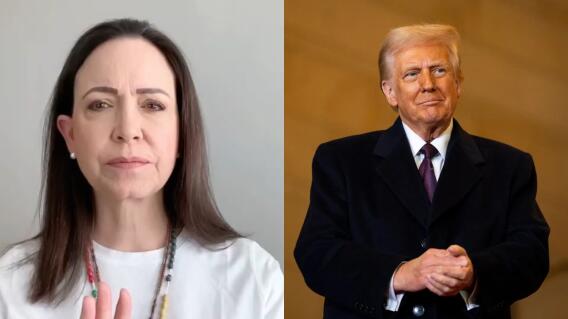 Mar&iacute;a Corina Machado respalda a Trump en su estrategia sobre Venezuela