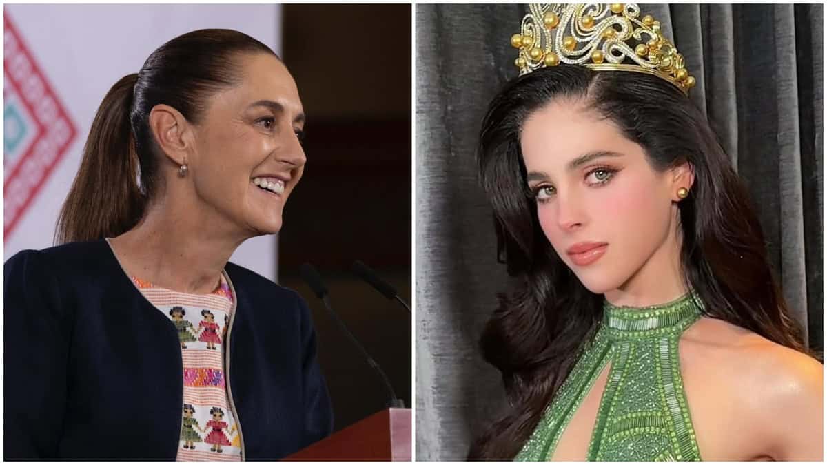 Claudia Sheinbaum se interesa por conocer a F&aacute;tima Bosch, Miss Universo 2025
