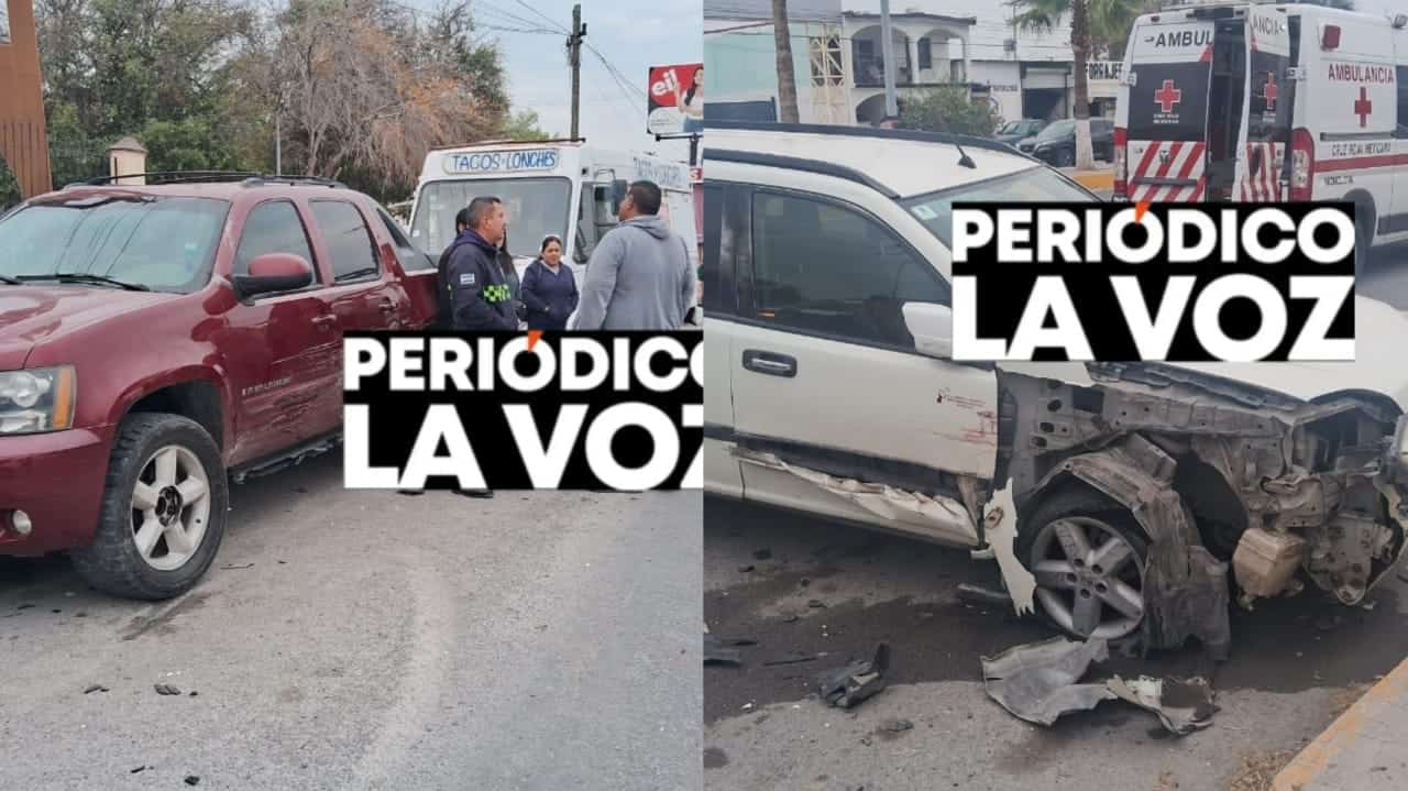 &iexcl;Contra estacionados!   Le truena llanta  y choca en el Pape