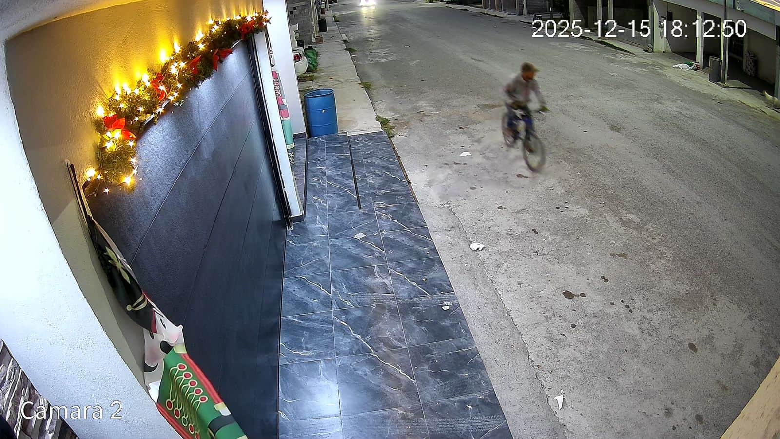 Robo de inflable navide&ntilde;o afecta a vecinos de Sabinas