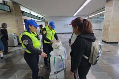 Clara Brugada anuncia operativo Cero Pirotecnia en el Metro CDMX