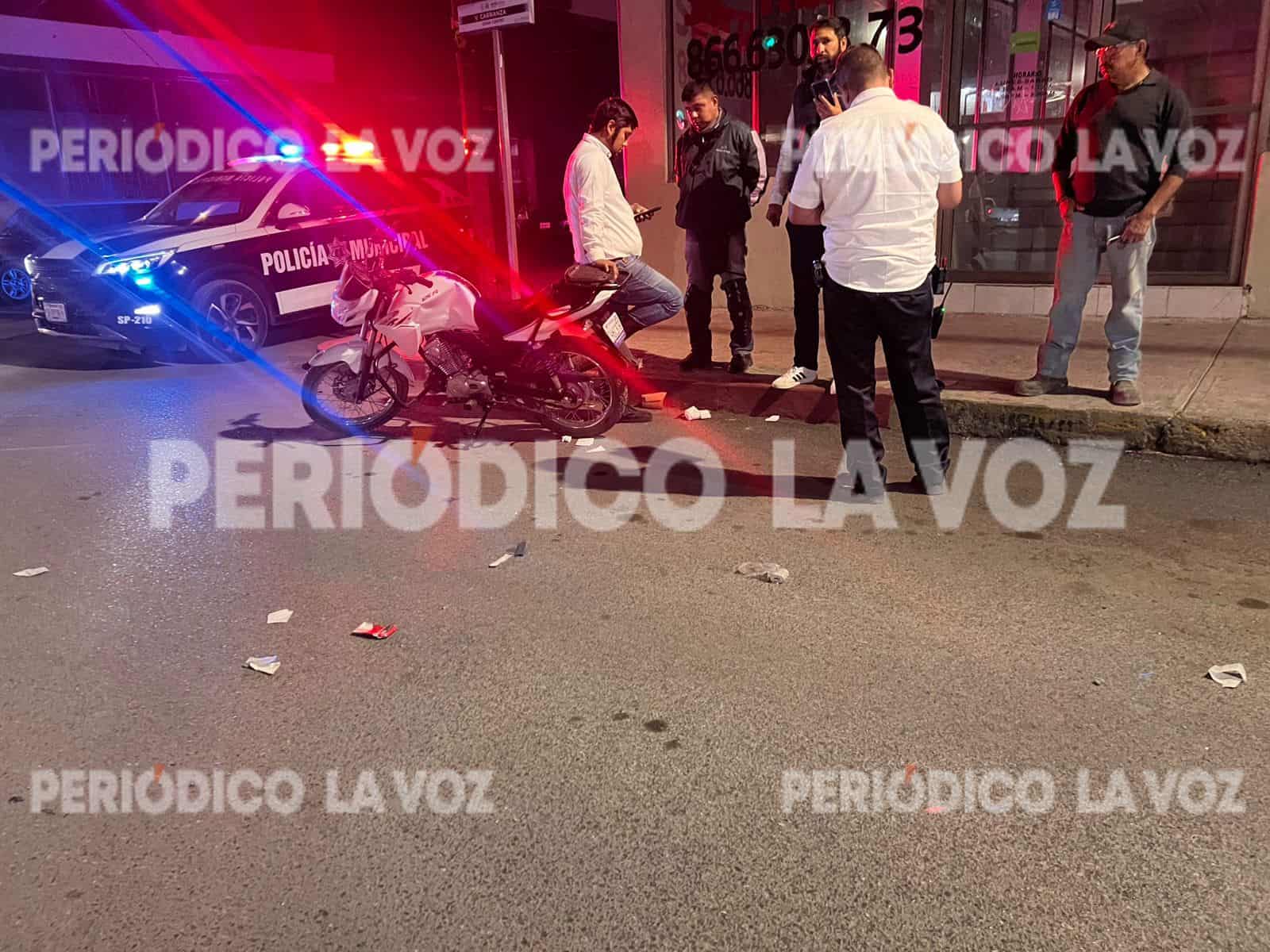 Cobrador de Elektra resulta lesionado tras choque en Monclova
