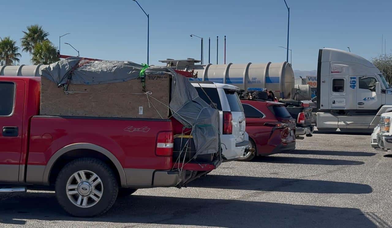 Caravana migrante avanza sin contratiempos en Casta&ntilde;os